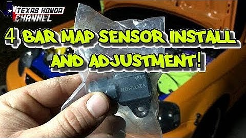 Hondata 4 bar map sensor install and adjustments
