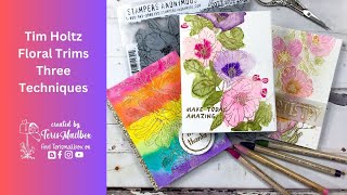 Floral Trims Three Techniques