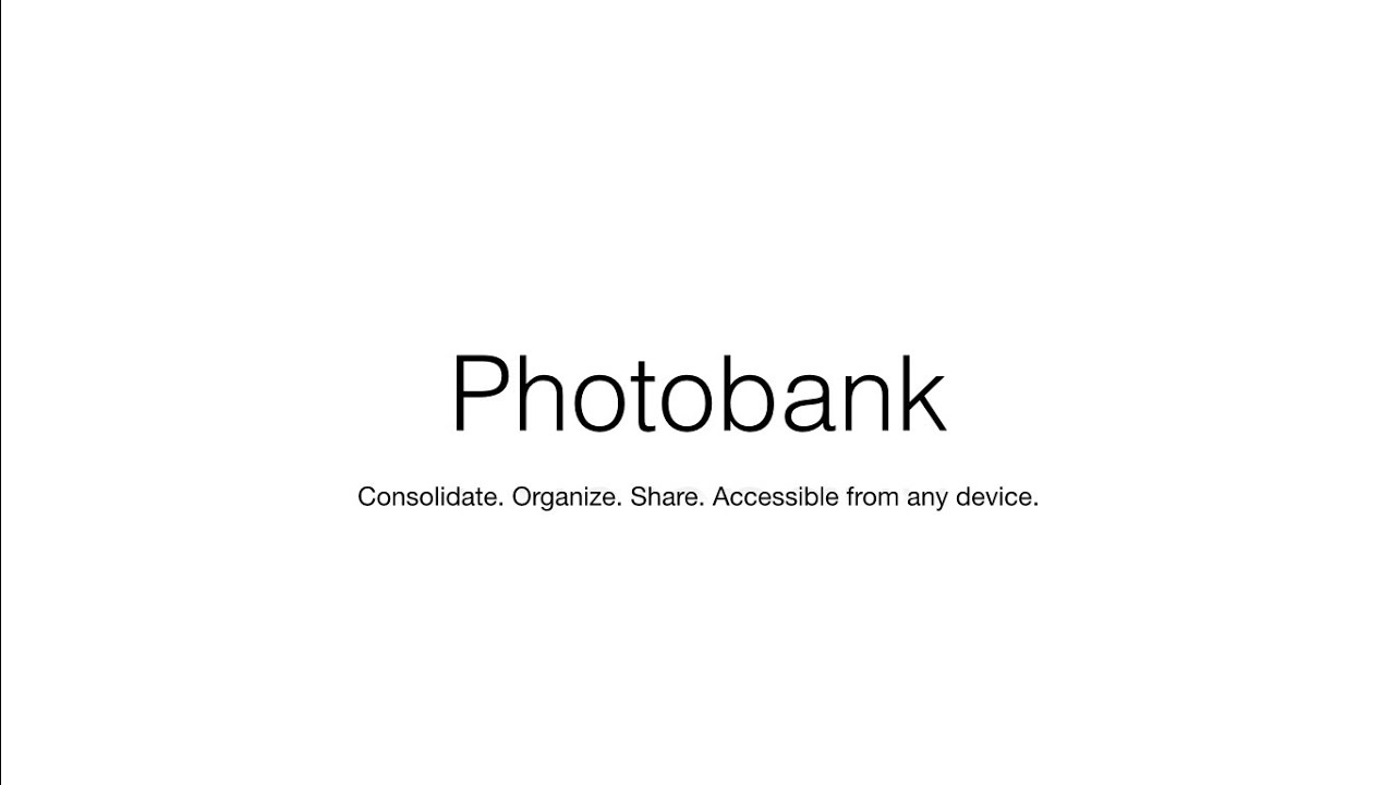 Photobank Concept Video