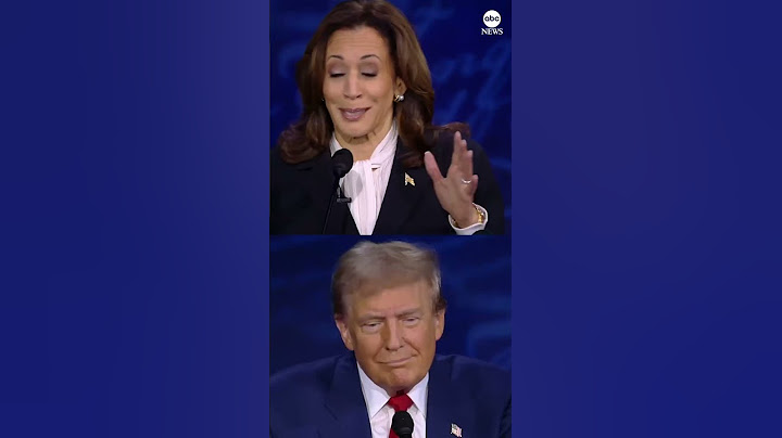 Vice Pres. Kamala Harris says "You're not running against Joe Biden, you're running against me."