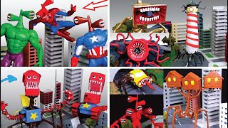 Making All Monsters Dioramas part 5 - Trevor Henderson & Leovincible with Clay | ClayHolic
