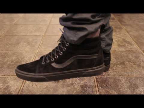 vans sk8 hi mte all black