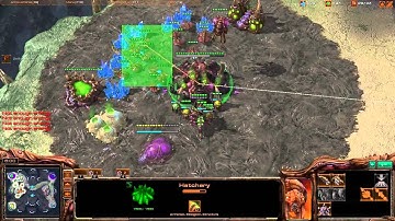 Starcraft 2 Live: 3v3 Game 2 part 1/3