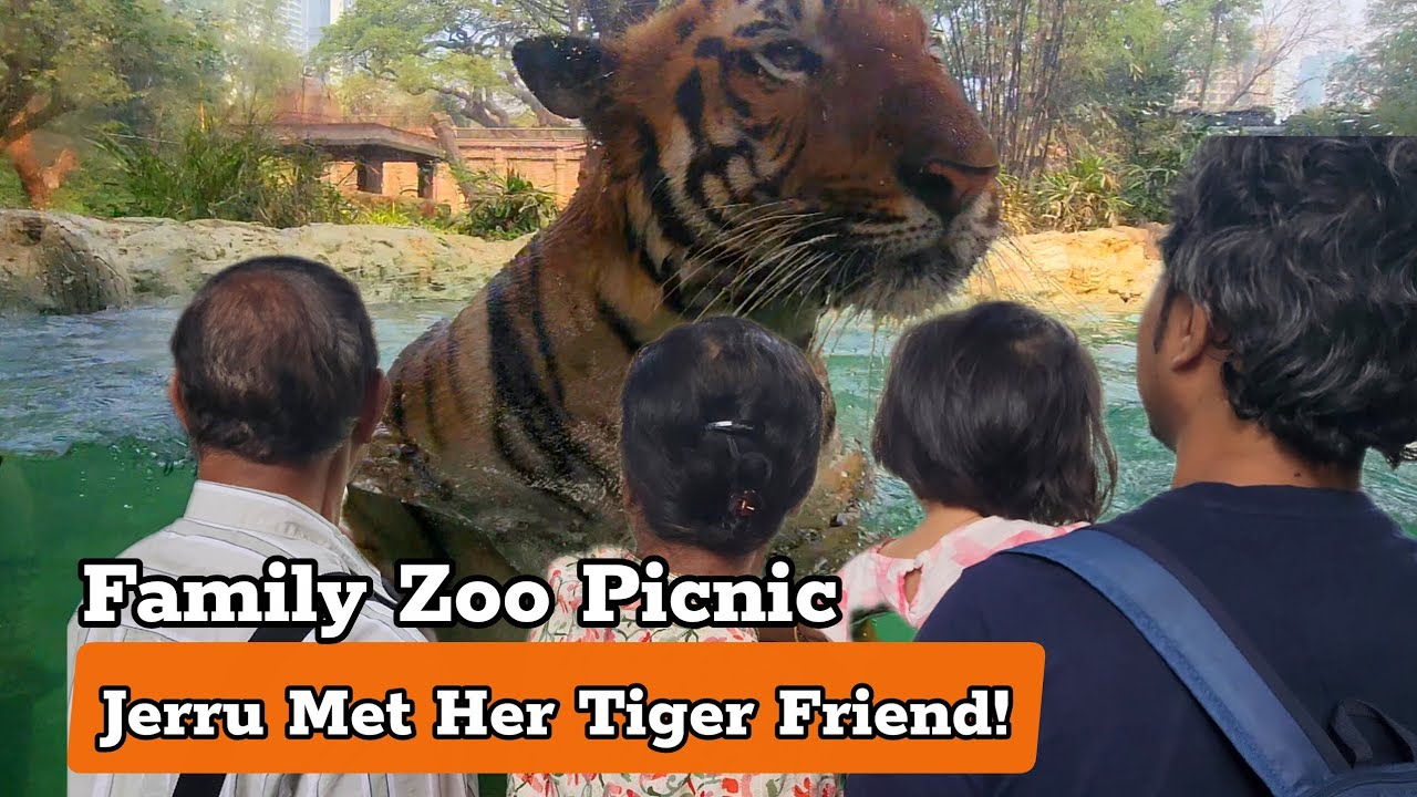 Jerru Met her TIGER Friend 