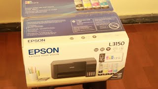 Epson Ecotank L3150 ||  Wifi printer unboxing || #crisvara