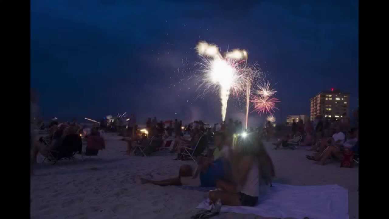 Fireworks on New Smyrna Beach YouTube