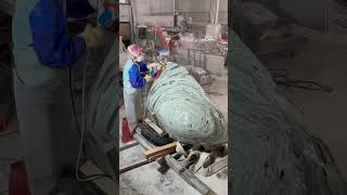 Crafting Elegant Marble Bathtubs - Good tools and machinery make work easy