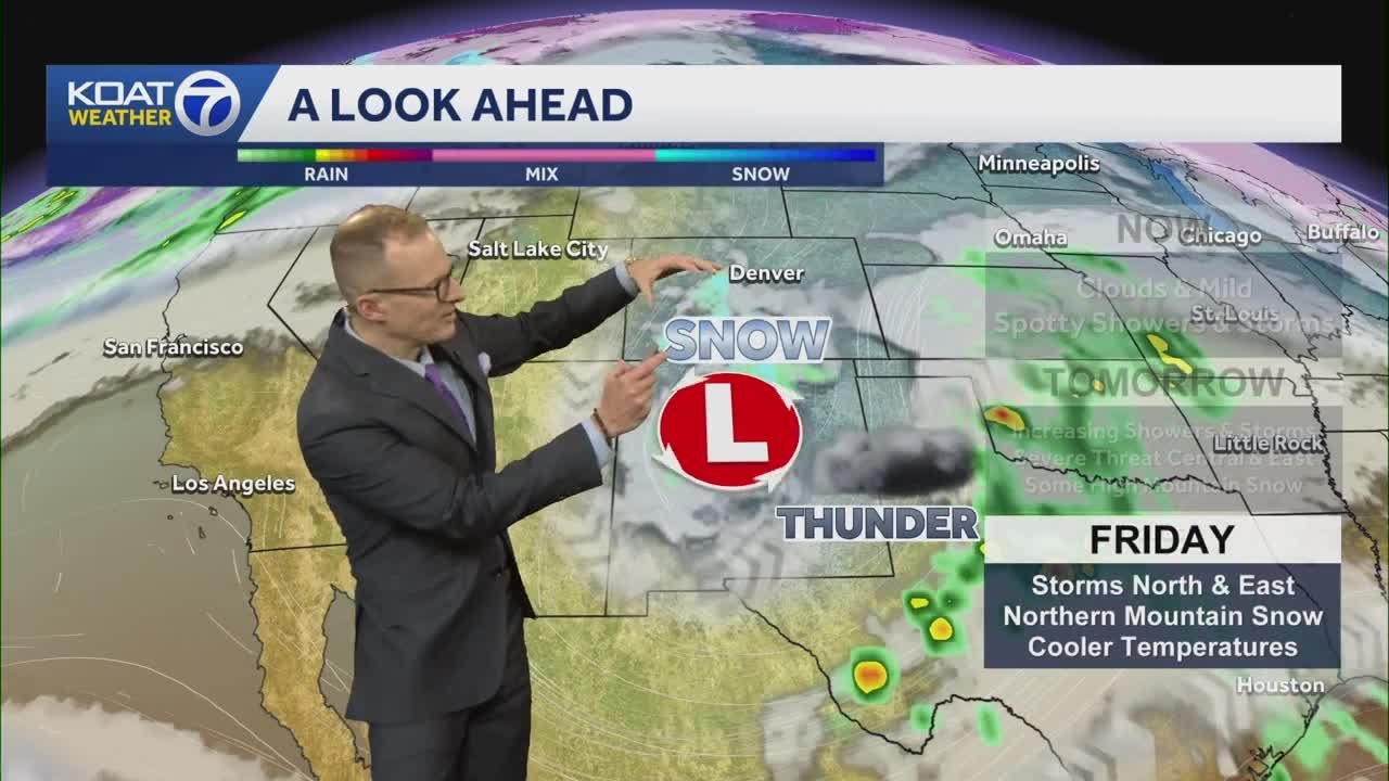 Increasing rain and mountain snow expected in New Mexico - YouTube