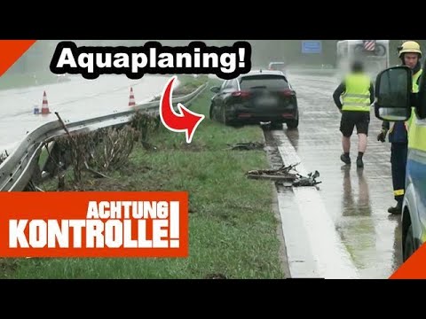 Car Accident due to Aquaplaning