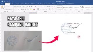 How to Create a Stamp and Signature in MS Word | Tricks for Creating an Authentic Signature and S...