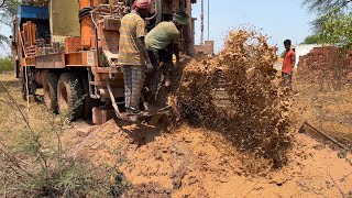 bore well drilling || 70 फीट मे 10एचपी पानी || rrd borewell machine