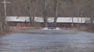 Portland flooding leads to road closures, drivers being rescued