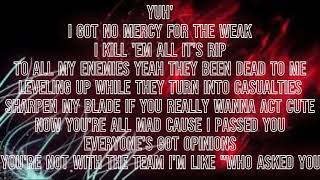 Josh A - NO MERCY ( Lyrics )