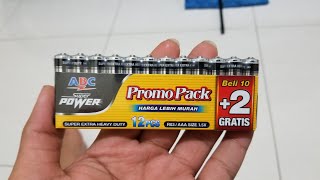 Battery / Batu Baterai ABC AAA - 4 November 2018