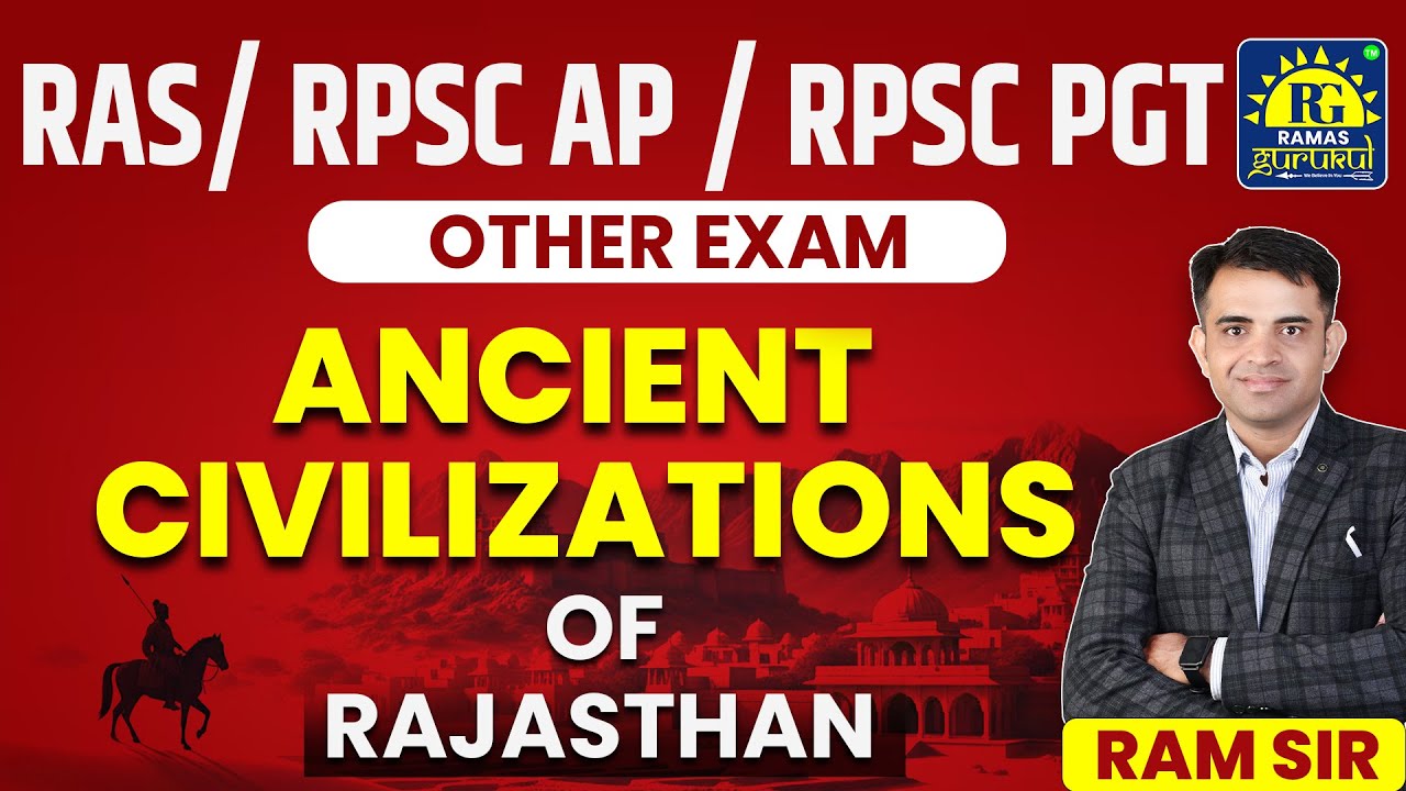 Ancient Civilization of Rajasthan | RAS Foundation | RPSC Assistant ...