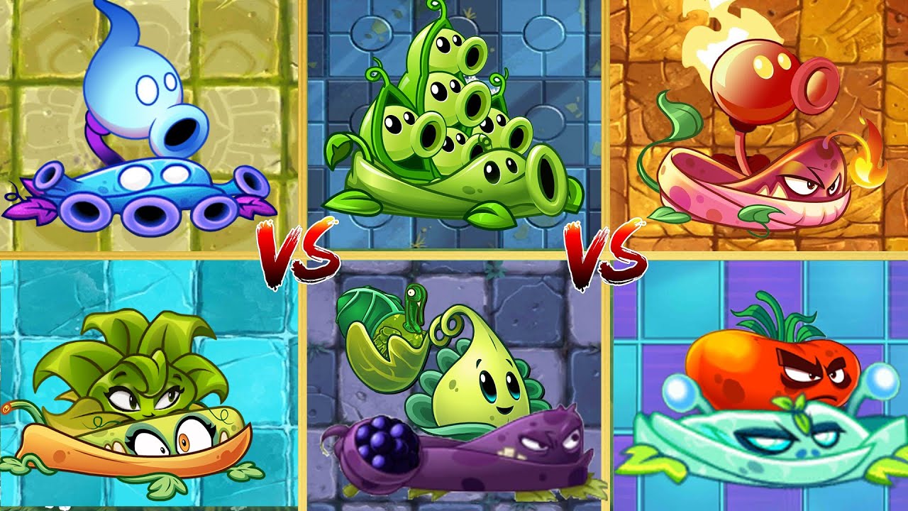 PvZ 2 9.1.1 - Power Vine Team & Best Vines Team Challenge - Which Team Plant Will Win ?
