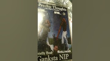 Ganksta Nip in the Cassette Tape player.... Creator of Horrorcore!!!! Happy Helloween!!!