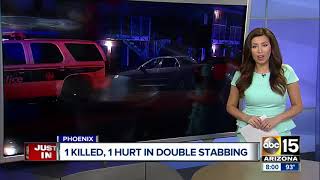 UPDATE: Man arrested in double stabbing in W. Phoenix