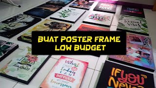 BUAT POSTER FRAME LOW BUDGET - KREATIFIR