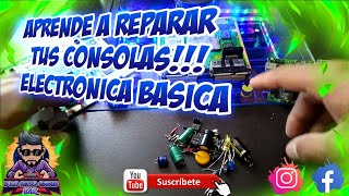 APRENDE A REPARAR TUS CONSOLAS, ELECTRÓNICA PARA PRINCIPIANTES, CONOCE SUS COMPONENTES!!!🎣🕹️🎮📺 screenshot 1