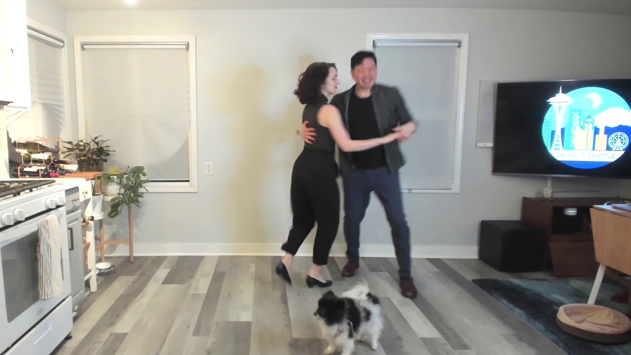 Swing It Seattle - Lindy Hop 2 abc - wk 2 - Katie & Mark Kihara