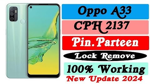 oppo a33 pin/pattern Lock 🔒Kaise Tode New update/CPH2137 Pattern lock kaise remove kare Umt Pro