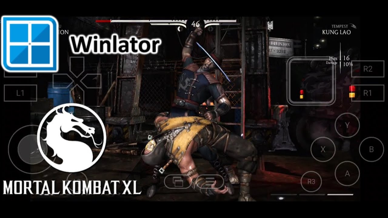 Mortal Kombat X Gameplay | Winlator 7.1 | Android