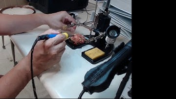 Building a Radio Horn Telescope - CAN - Soldering the Antenna to SMA connector.