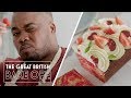 How to make a Strawberry Swirl Ritz Pound Cake - Cake Recipe | The Great British Bake Off