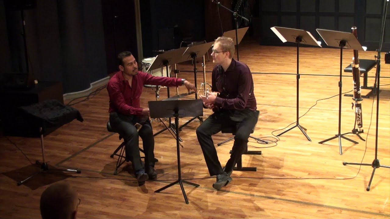 Peter Bruun: Libera Me for bassoon and percussion. Antti Salovaara & Christian Martinez