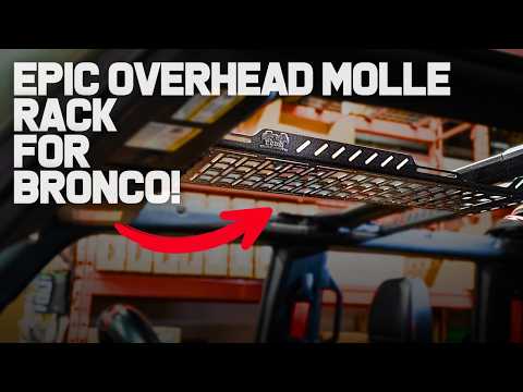 The EPIC CROW Molle Overhead Rack for FORD BRONCO is HERE!