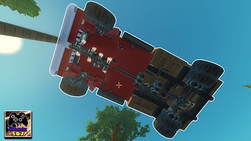 GAZ 53 with working Piston engine | Scrap Mechanic