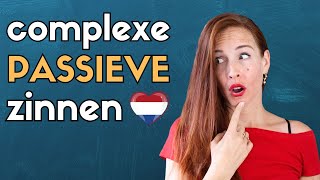 Complex Passive sentences in DUTCH: with the word ER and/or multiple verbs!! (NT2  B1/B2)