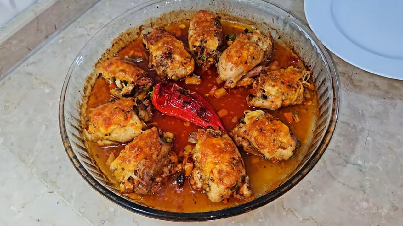 ⭐Restoran kalitesinde garnitürlü tavuk sarma ⭐️Yiyen herkes tarif istiyor #food #trending