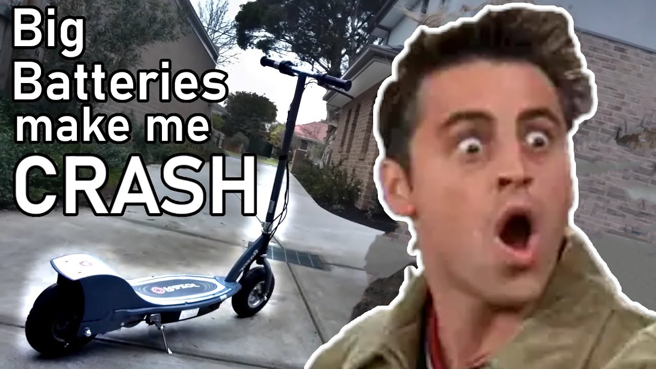 Razor E300 Scooter Gets Big Battery Power Upgrade Scooter Episode 3