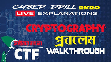 National Cyber Drill 2020 Cryptography Problems Solving Live Walkthrough With Md Rasel