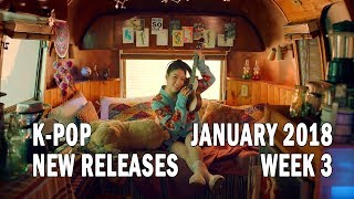 K-Pop New Releases - January 2018 Week 3 - K-Pop ICYMI
