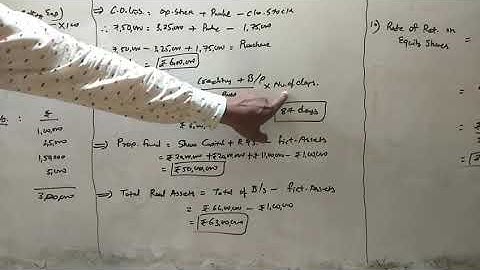T.y.B.com. Sem.5. Adv.Accounting & Auditing. Ch.3: Ratio Analysis Video Part 2.