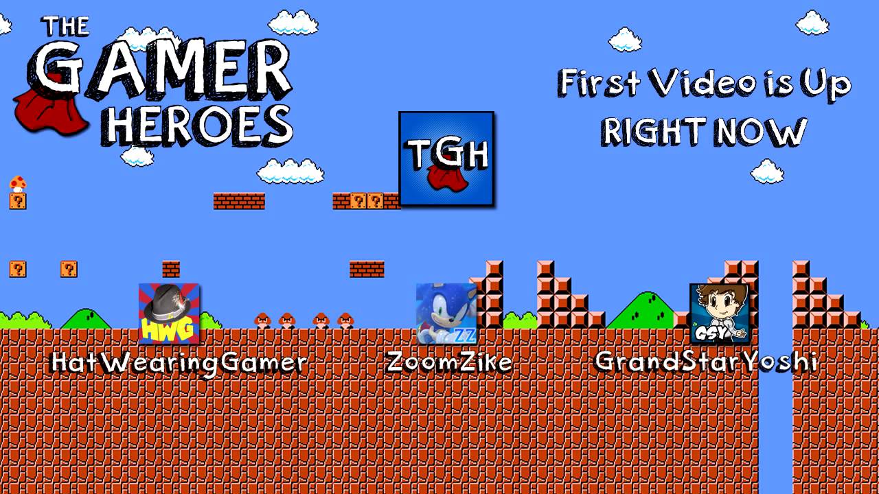 TheGamerHeroes Announcement Video - One Hat, One Hedgehog, One Yoshi, TOTAL EPICNESS