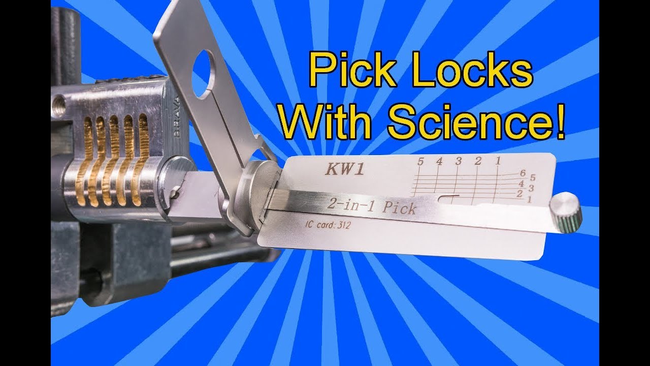[261] Picking Locks with Science | Are Your Locks Secure? - YouTube