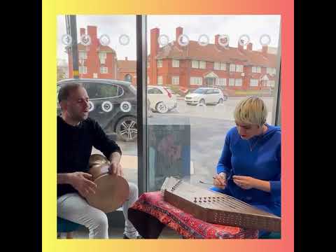 اجرای دانشگاه ب ای جشن نوروز دونوازی سنتور و تنبک در کشور انگلیس سمیه آبکار سنتوری