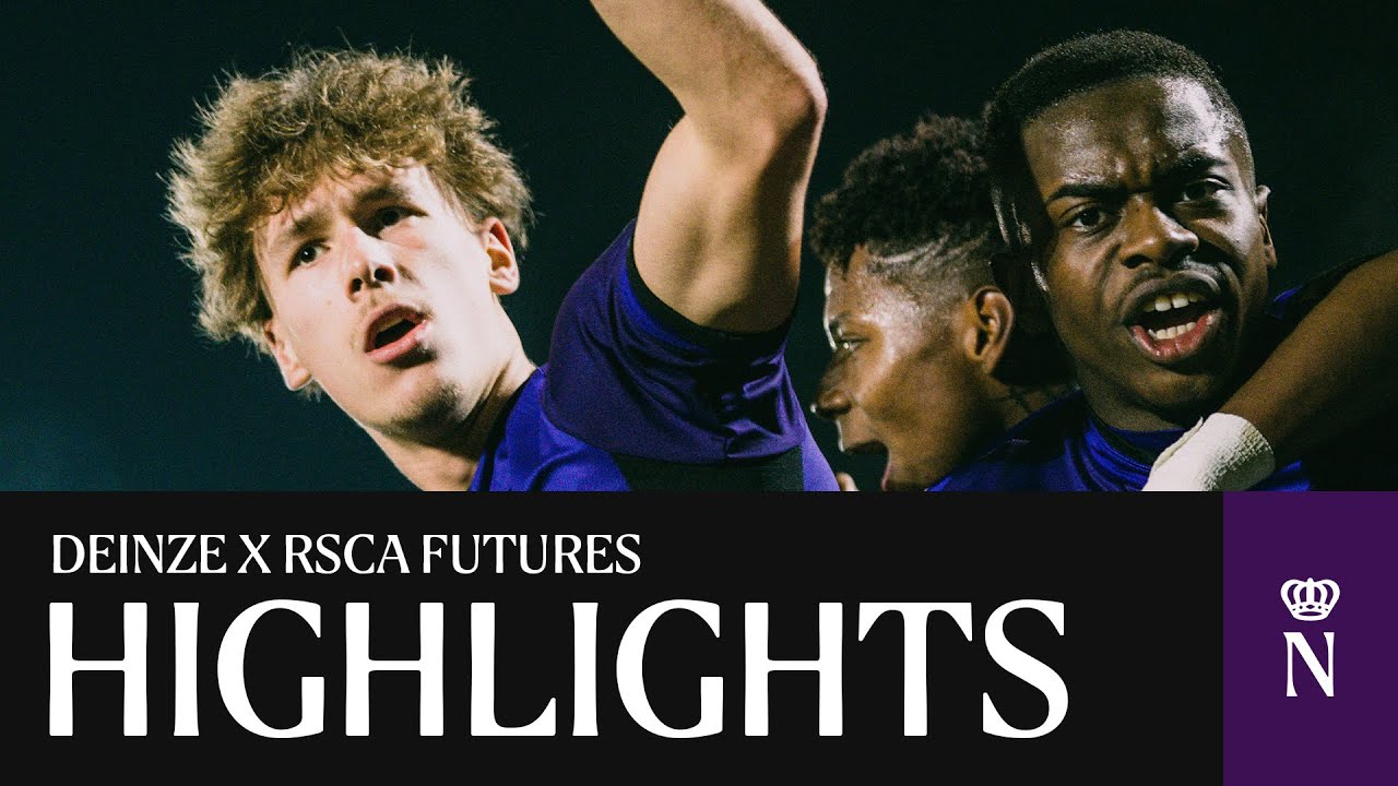 Ilay Camara (57) of RSC Anderlecht pictured during a soccer game between  KMSK Deinze and RSC Anderlecht Futures youth team during the 22 nd matchday  in the Challenger Pro League for the