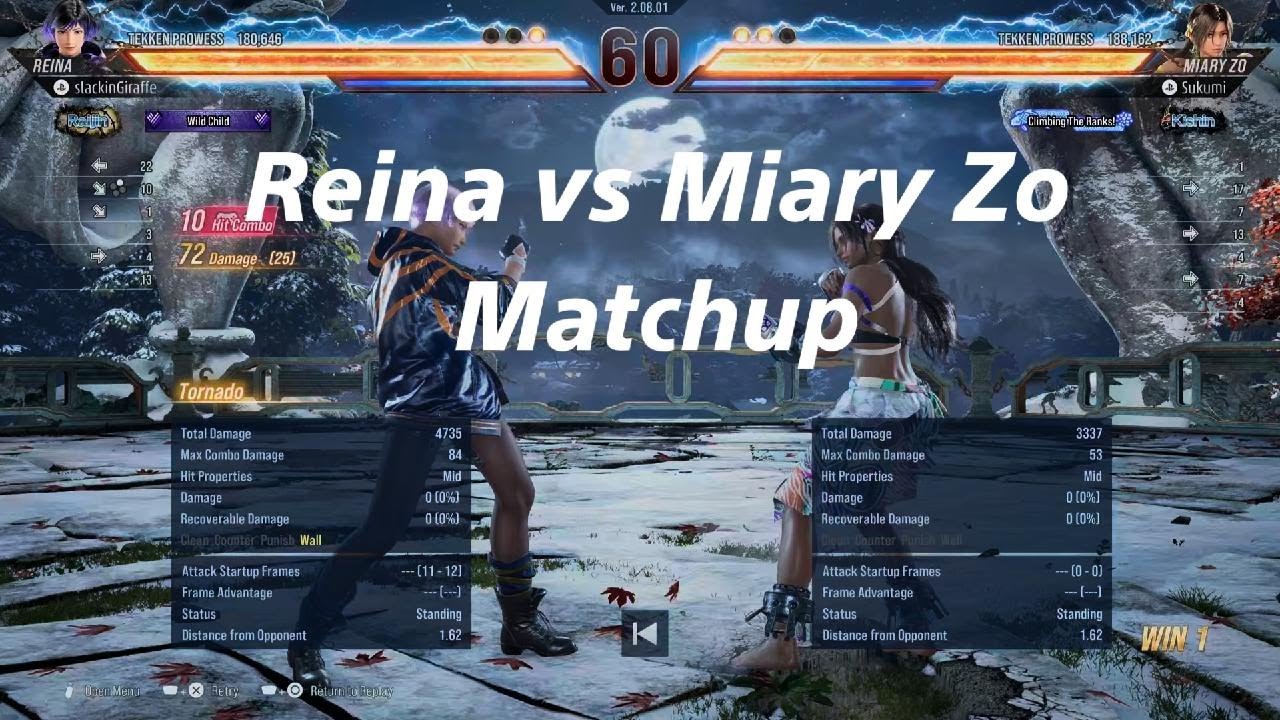Matchup Lab - Reina vs Miary Zo