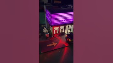 Menards O Scale Taco Bell Model