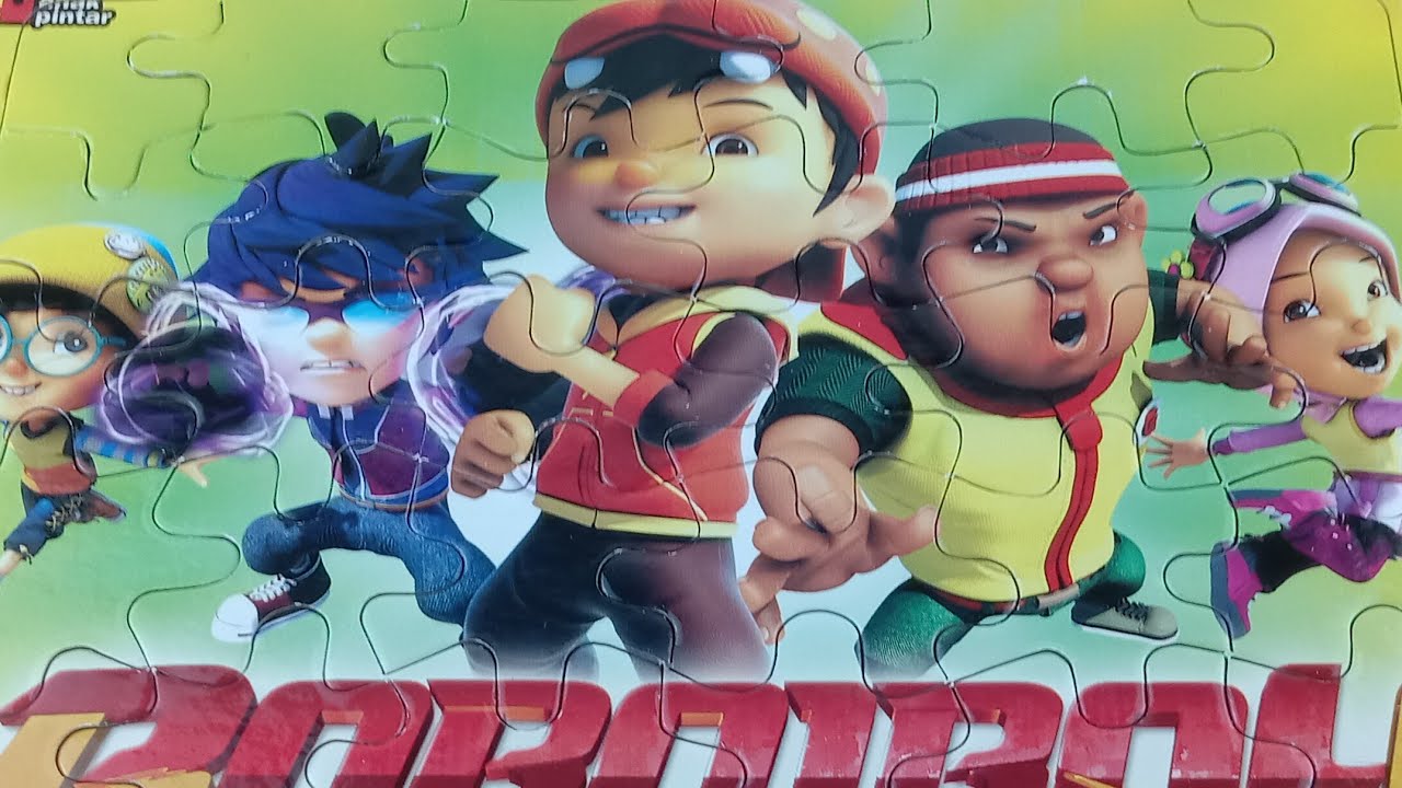 how to put together a BOBOIBOY puzzle