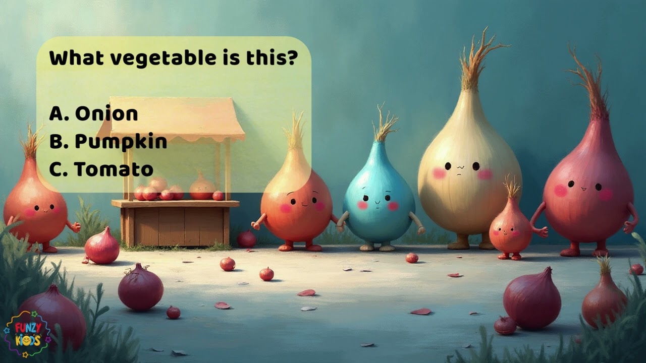 What Vegetable Is This? 🍅 Fun Quiz for Preschoolers — Learn & Play! 🥕