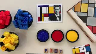 ZONA REGGIO. ¡Vamos a pintar como Piet Mondrian! 💙❤️💛