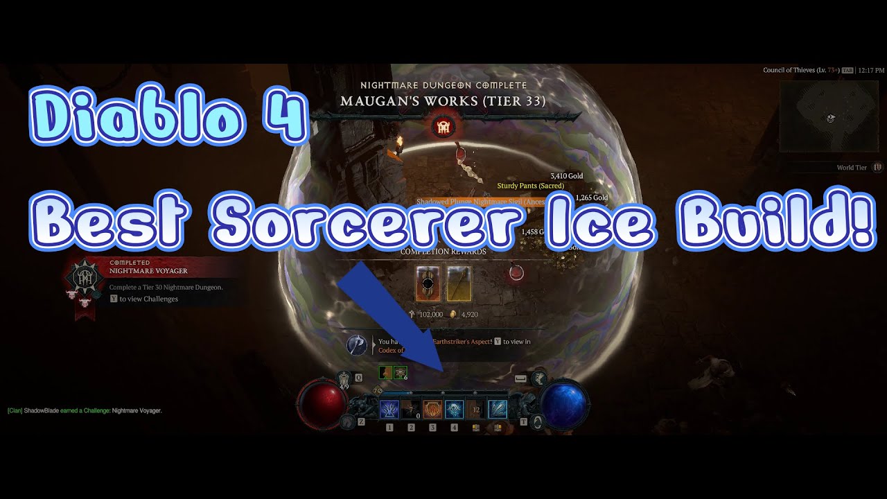 Ice Build Diablo 4 - Best Sorcerer Ice Build! Good XP Farm Build! Nightmare ...