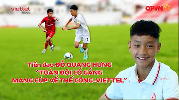 Chân sút hàng đầu U13 Thể Công-Viettel học "thần tượng" C. Ronaldo, muốn như Khuất Văn Khang