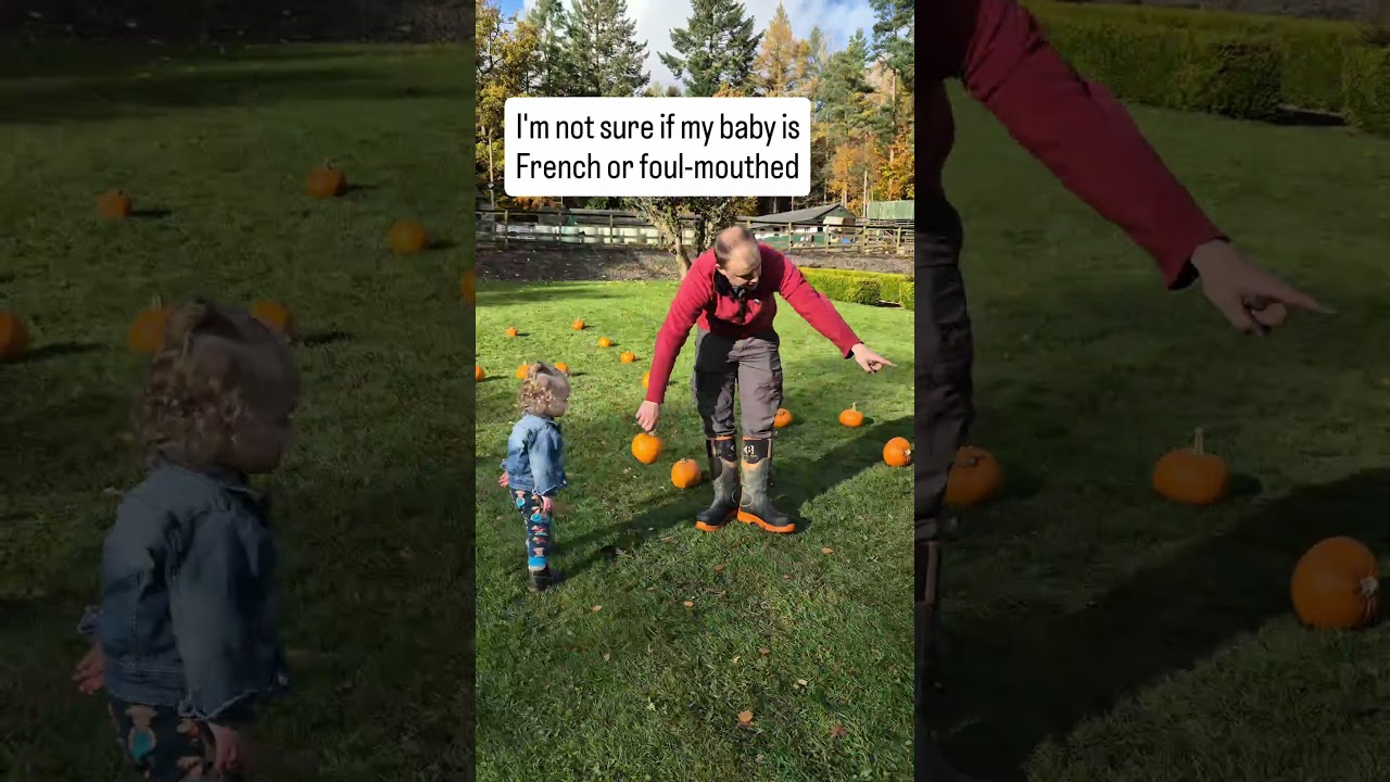 Is she speaking French? 